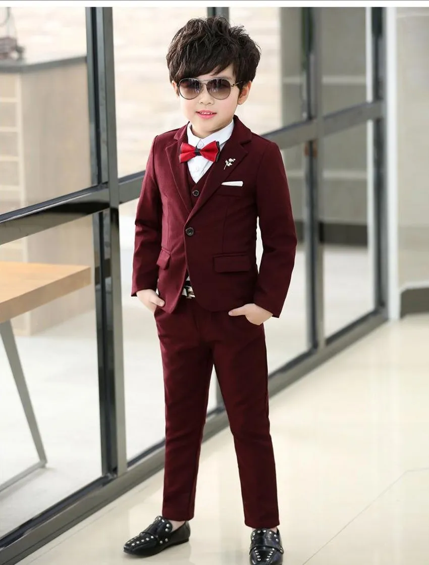 Boys burgundy sales coat