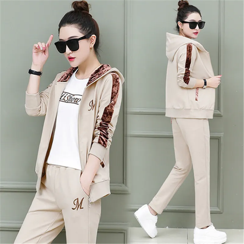 Womens Lightweight Zipper Hoodie Sports Set For Jogging And