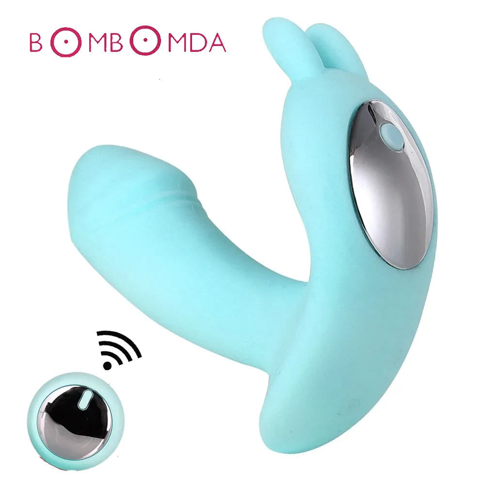 Sex Shop Dildo Wibrator Wearable G Spot Clitoral Stimulator Masażer Wireless Rechargable Dorośli Sex Toy Dla Kobiet Masturbator T191031