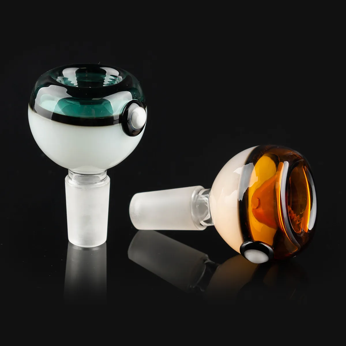 Glass Bowl Water Pipe Attachment For Tobacco Bongs & Dab Rigs 14mm/18mm