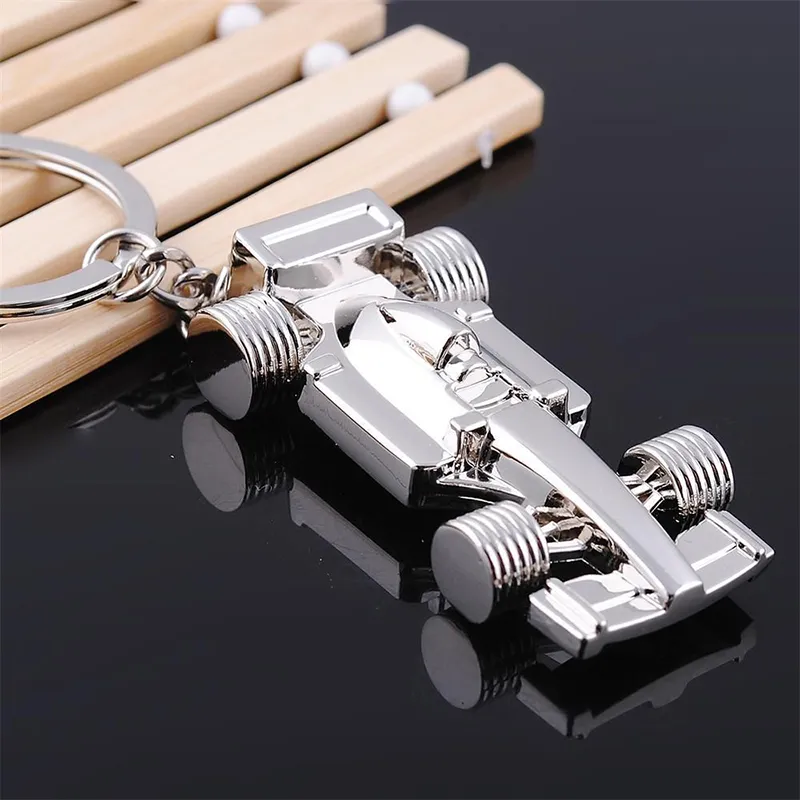 Cool Car Keychains Metal F1 Racing Key Ring For Men Creative Automotive ...