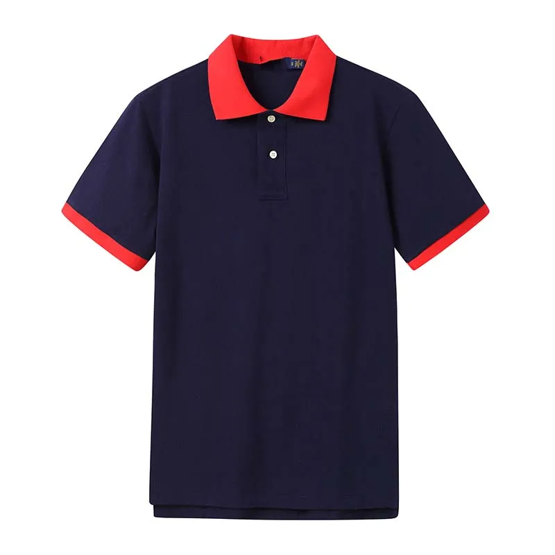 Navy blue polo shirt with red horse outlet