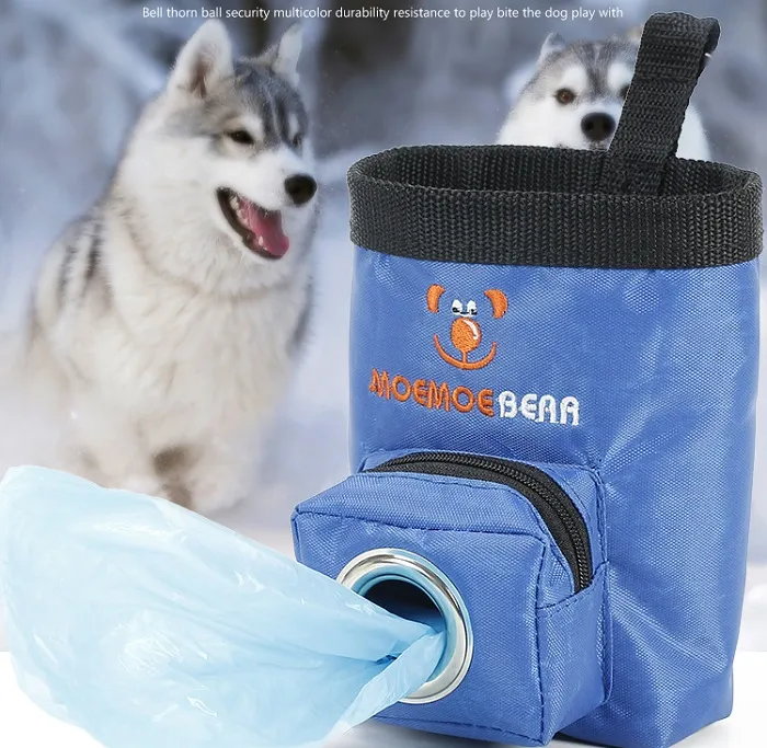 Vattentät lydnad Pet Dog Puppy Snack Carrier Hands Gree Agility Bait Food Training Behandla Pouch Tågpåse Quickily Leverans