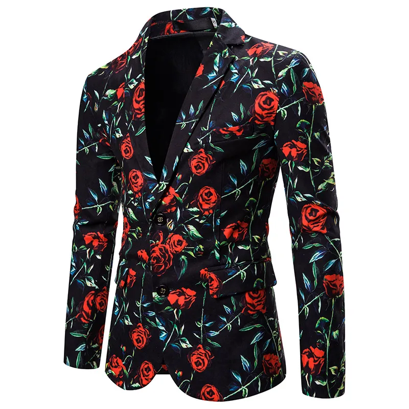 Blazer for men printed outlet