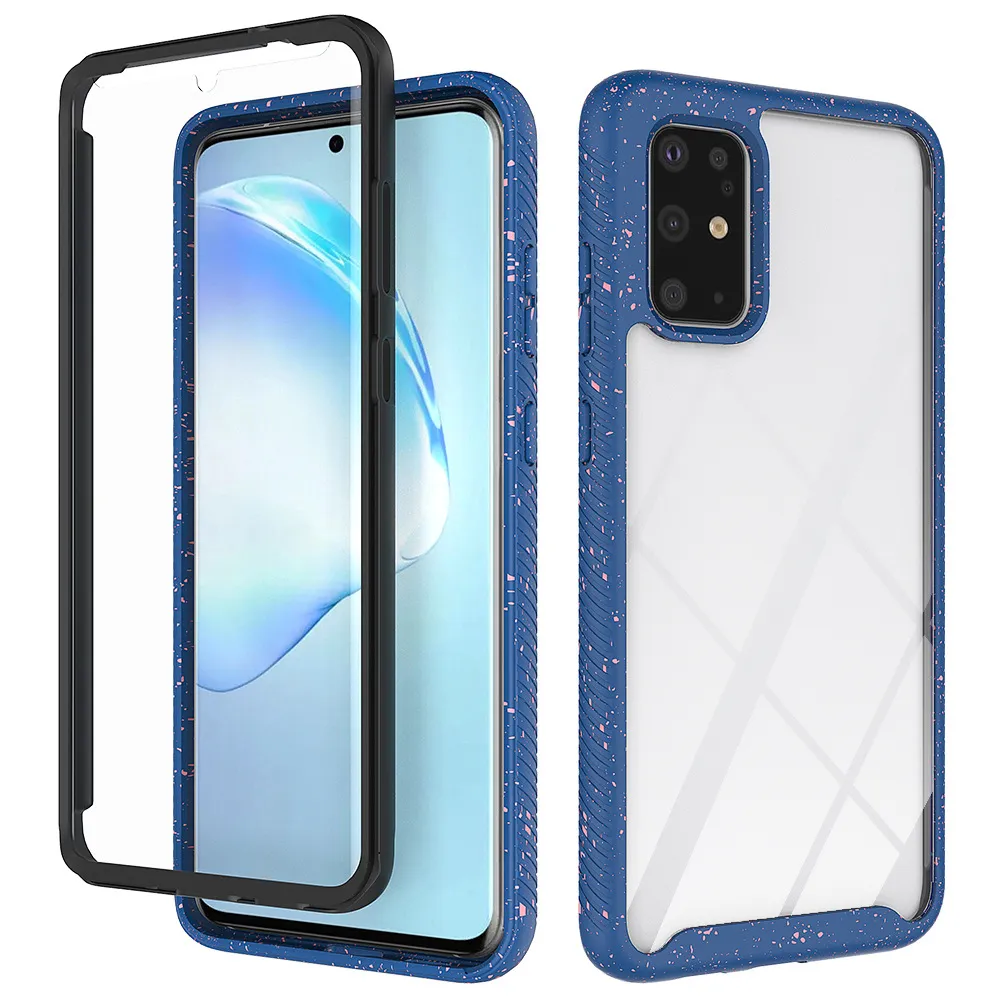 TPU + PC + 아크릴 프레임 삼성 갤럭시 S20 Ultra S10 Plus Note 10 Lite S10E 5G Shockproof Cover