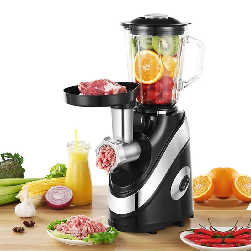 송료 무료 220V / 500W 다기능 요리 기계 블렌더 고기 연삭 관장기 기계 고기 분쇄기 Juicer 식품 프로세서 믹서