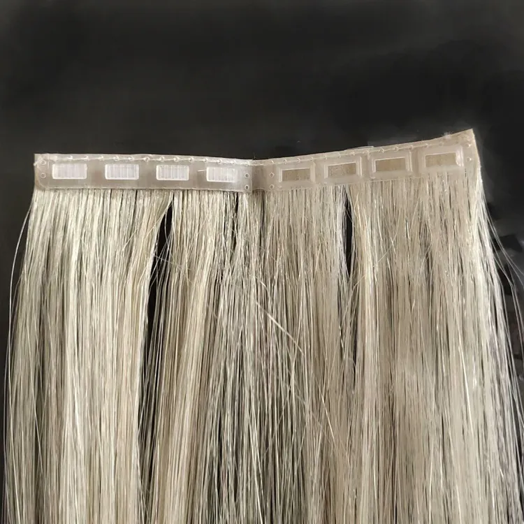 New Product Invisible Skin Weft Fasten Tape In Hair Extension Easy To Wear No Double-sided Tape Double Drawn Clip Hair 14"-24"