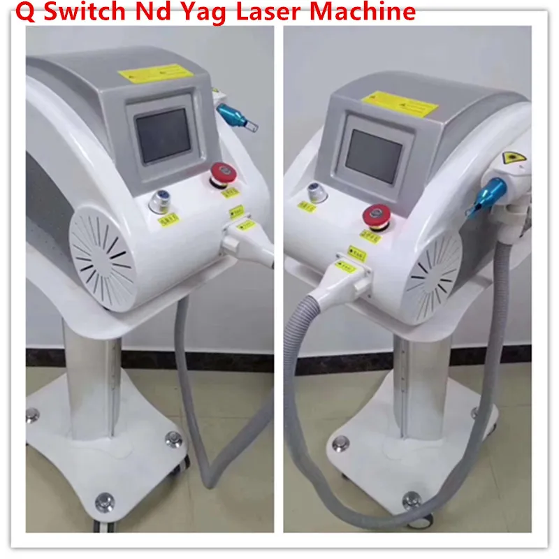Portátil Ponto Laser Remoção Touch Screen Q interruptor pele Nd Yag Laser Cuidados Pigment remoção beleza máquina Acne Remover
