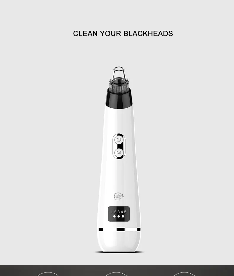 Blackhead Remover Face Deep Pore Cleaner Acne Pimple Removal Vacuum Suction Facial SPA Diamond Beauty Care Tool Skin Care