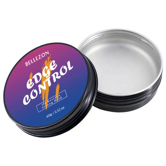 Huile capillaire cire crème 60g contrôle des bords crème coiffante cheveux cassés finition Anti-frisottis Gel fixateur 6 pièces