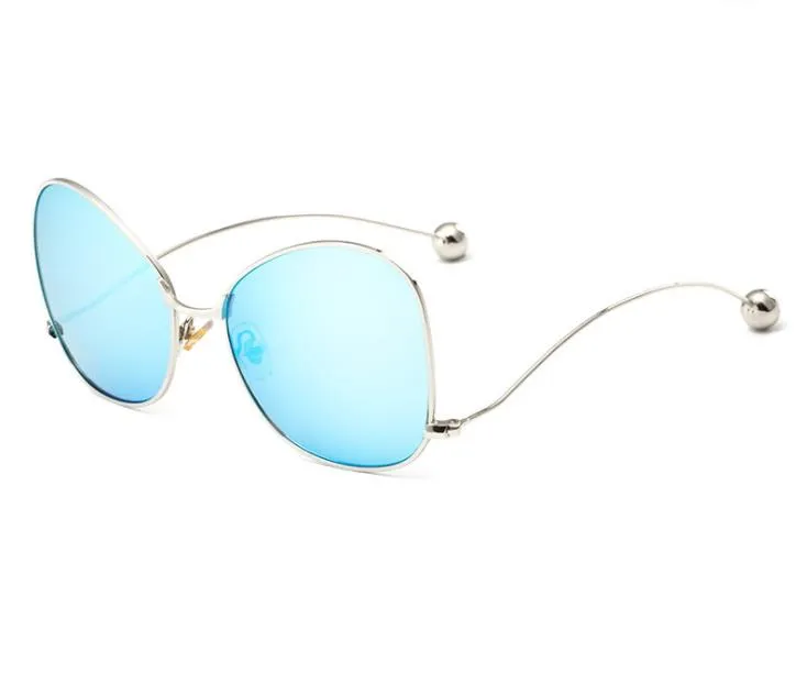 Luxus- Neue modische Kinder-Sonnenbrille für Babys, Jungen und Mädchen, Metallkugel-Sonnenbrille, Strandspielzeug, UV400-Schutz, Sonnenbrille für Kinder, Sunbolck 6-Stil