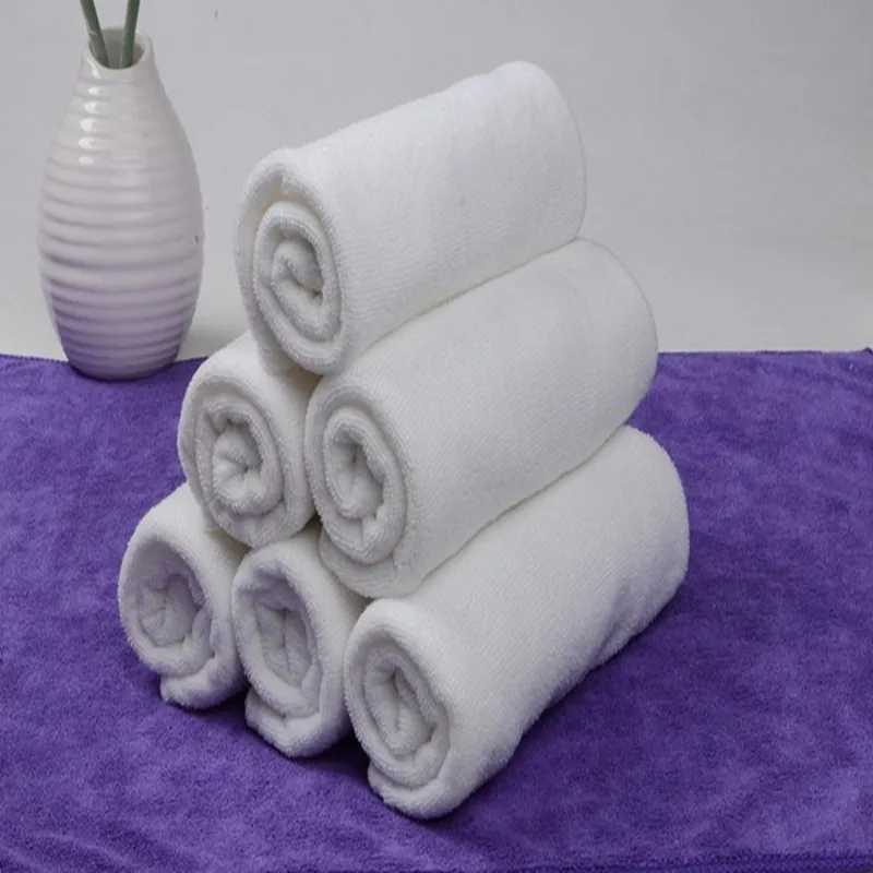 Ny 5st Cotton Hand Bath Handduk tvättdukar salong spa Hotel Beach White 30*60cm P0.5