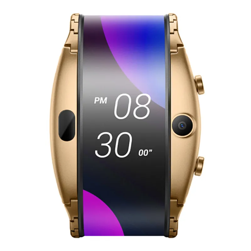 Оригинальный Nubia Alpha Smart Cell Watch 4,01 "Складной гибкий экран Snapdragon Wear 2100 Quad Core 1 ГБ RAM 8 ГБ ROM 5.0MP смартфон