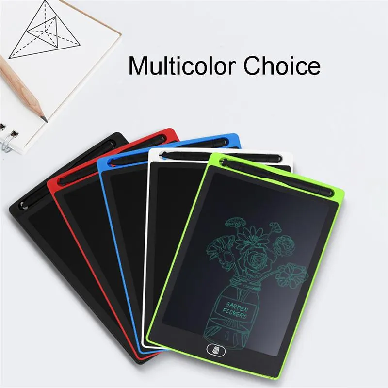 8.5 inch Doodle Pad Drawing Board LCD Writing Tablet with Delete Button for Kids, Red