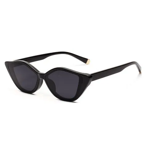 Modemarken-Designer-Sonnenbrille, Kätzchen-Augen-Rahmen, hochwertige Damen, großzügiger Stil, UV400-Schutzbrille, dreieckige Katzenaugen-Sonnenbrille