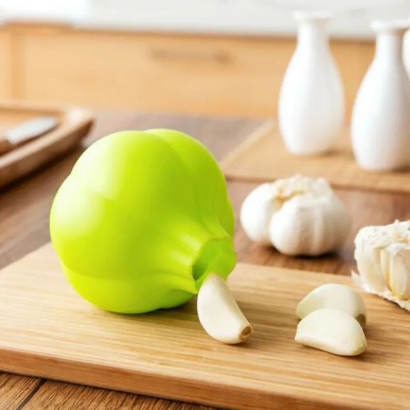 Creative Rubber Garlic Peeler Garlic Presses Ultra Soft Peeled Garlic Stripping Tool Home Kitchen Accessories Promotion