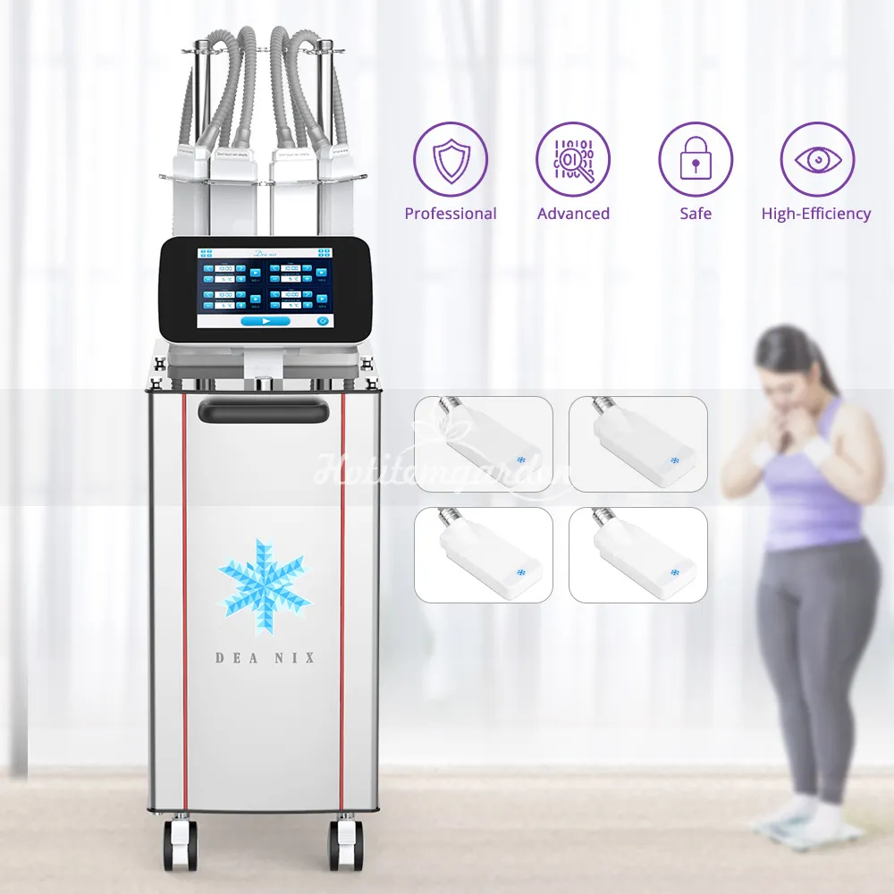 Newest Fat Loss Freezing Body Slimming Body Contouring Stand Fat Frozen Spa Salon Cellulite Removal Beauty Machine with 10pcs membranes gift