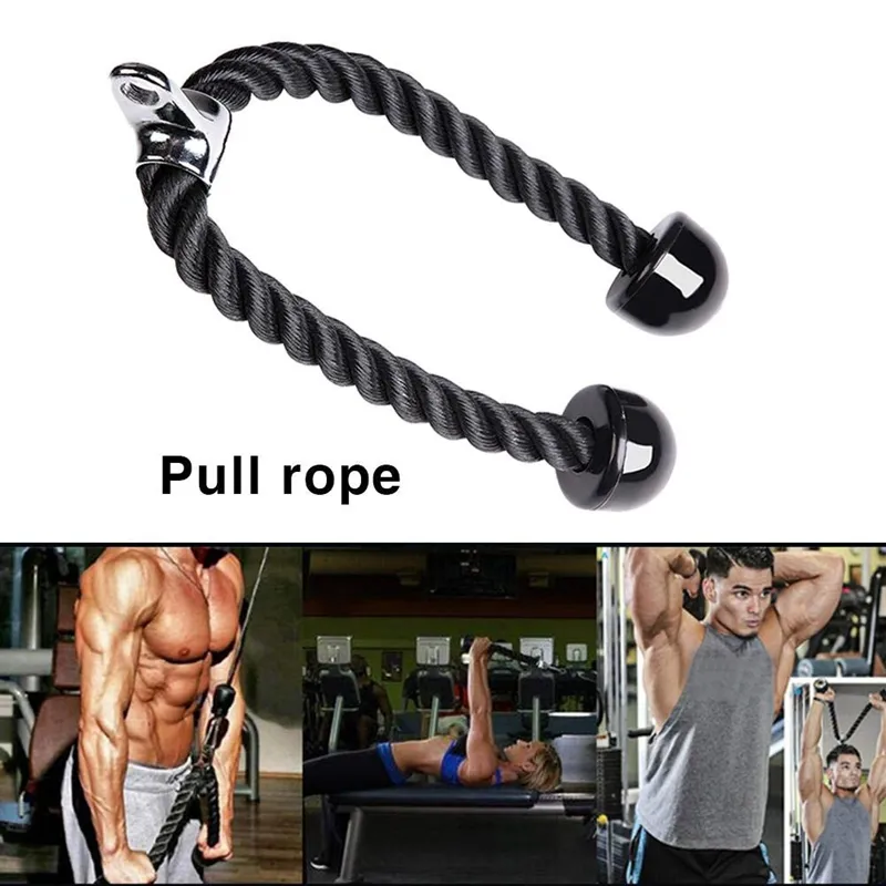 Super sell-Fitness Equipment Nylon Drawstring Biceps Drawstring Triceps For Exercise Triceps, Biceps, Back, Shoulder