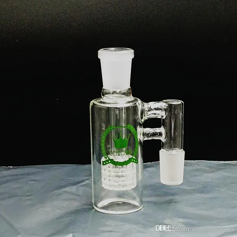 Ужас из стеклянного пепла кальян 14 мм 18 мм мини -лотчики Ashcatcher 45 90 градусов