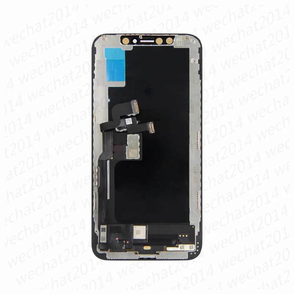 20st LCD OLED Display Peksk￤rm Digitizer Montering Bytesdelar f￶r iPhone X XR XS Max 11 Pro Max