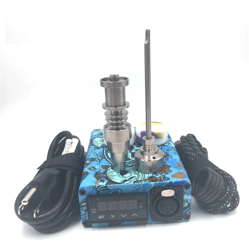 E Nail Dab Dab Nail Box Kit Pid Controller Enail Portable Rigs Electric Dabber Box Quartz Nail