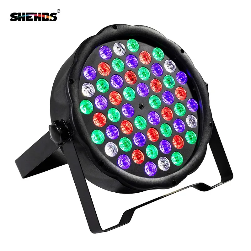 4 ШТ. 54X 3W RGB DMX Сценические Фонари Бизнес-Огни LED Wash Light Смешивание Цвета RGB 54X3W