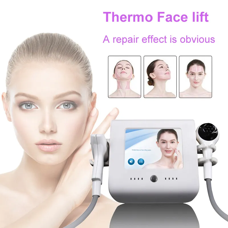 Thermo Lift Focused RF Skin Föryngring Vakuumkylning Fokuserad RF Thermo Lift för ansiktslyftning Skönhetsutrustning