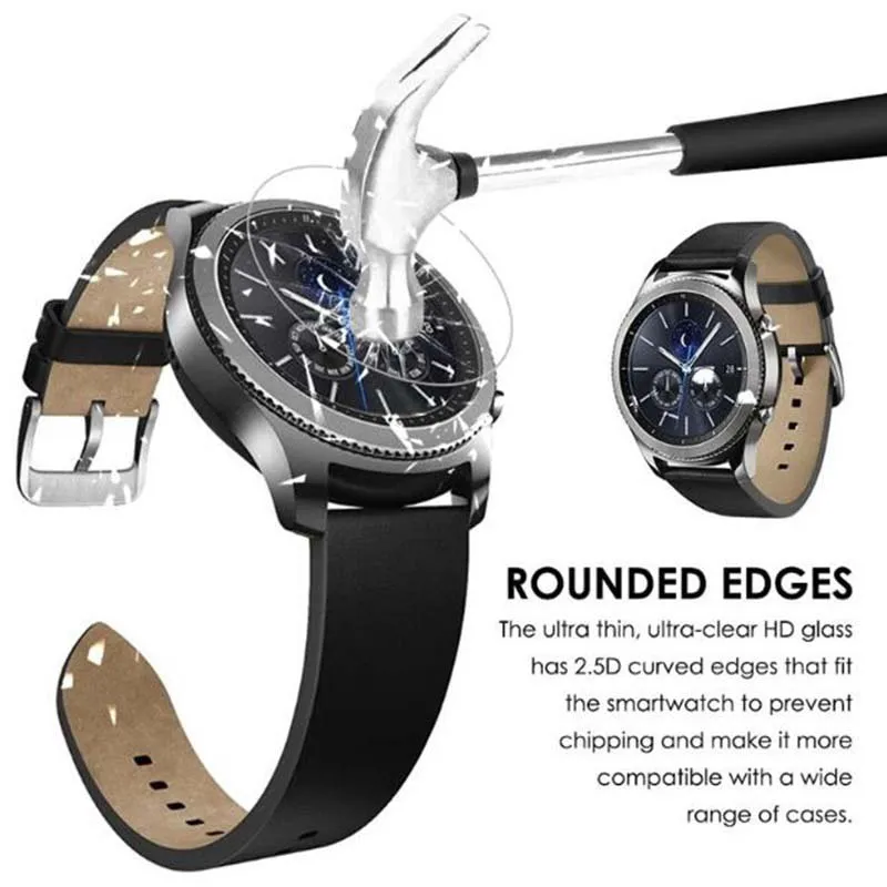 Tempered Glass Film For Samsung Gear S3 Frontier Classic Watch Smartwatch Screen Protector 9H 2.5D Explosion Proof Tempered Glass From Hkhugotone 0.57 DHgate.Com