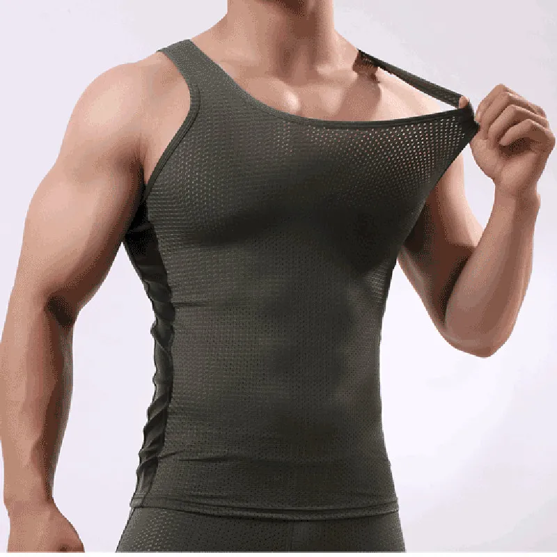 men's tight fitting undershirts