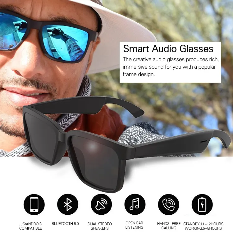Wireless Audio Inventiv Sunglasses With Open Ear Technology For