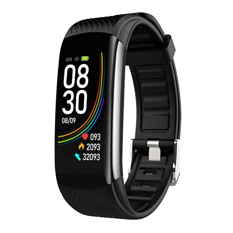 6color C6T Smartwatch Fitness Tracker Sport bracelet fréquence cardiaque pression artérielle moniteur intelligent santé bracelet thermomètre température intelligente