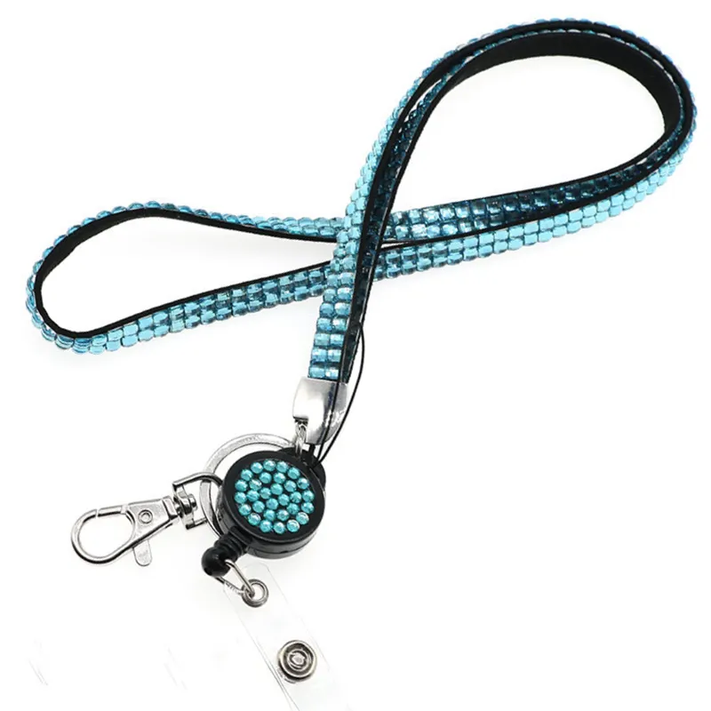 Retractable Neck Strap Pull Badge ID Lanyard Name Card Holder