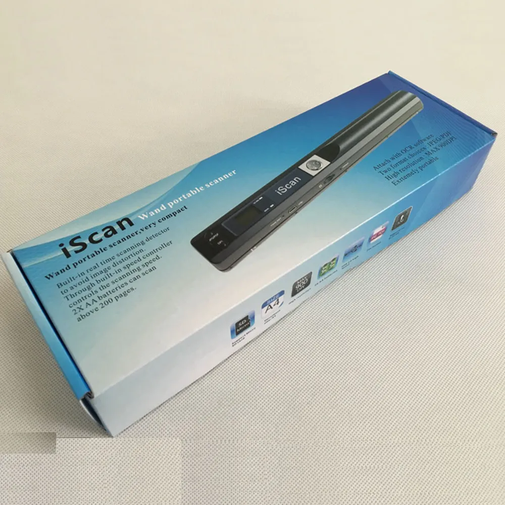 Scanner Portatile 900DPI Handheld A4 Mini Scanner Documenti JPG E PDF  Formiato Barcode Scannerpen Da 67,4 €
