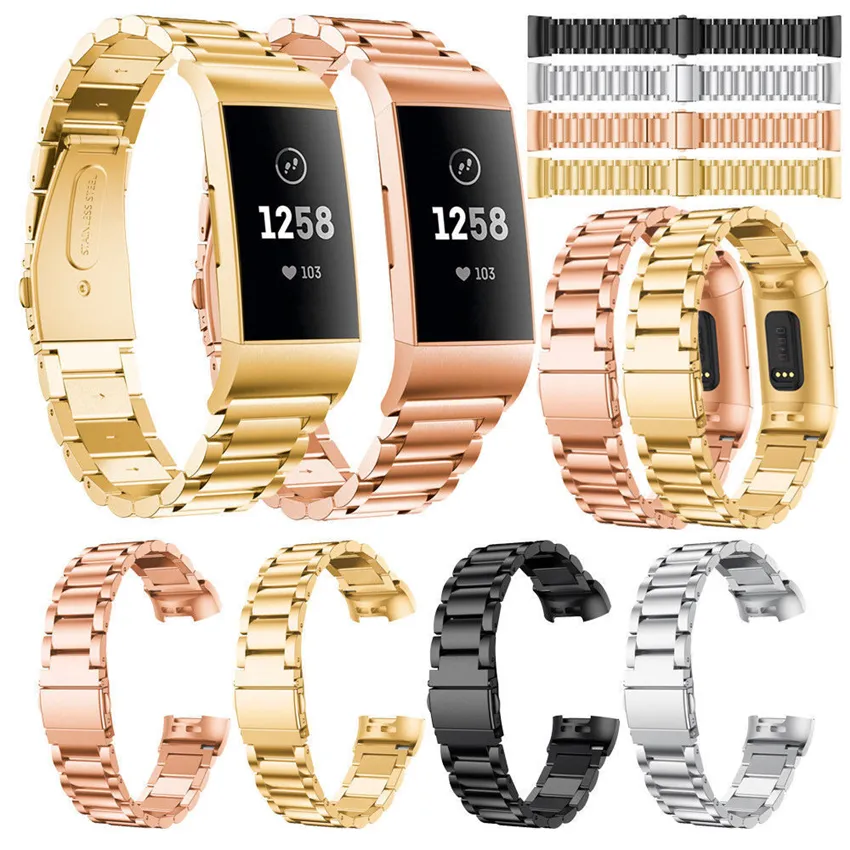 Stainless Steel Folding Clasp For Fitbit Charge 3 Honor 5 Wristband Fitness Band Link Replacement From Wcwrwholesale2020 5.96 DHgate.Com