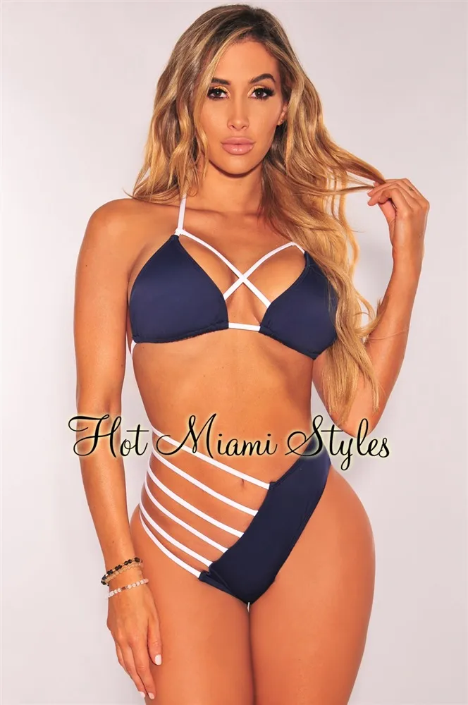 New Fashion Bikin Sexy High Waist Backless Biquini Set Women Swimsuit Swimwear Female Brazilian Push Up Bikini Set Beach Wear Bathing Suit