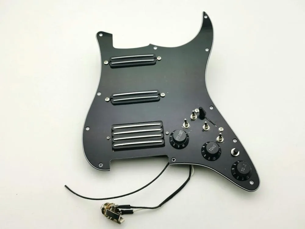 Pickup per chitarra nera SSH Pickup Humbucker Cablaggio Adatto per combinazioni di stile Str Guitar 20 Multifunzione Doppio condensatore