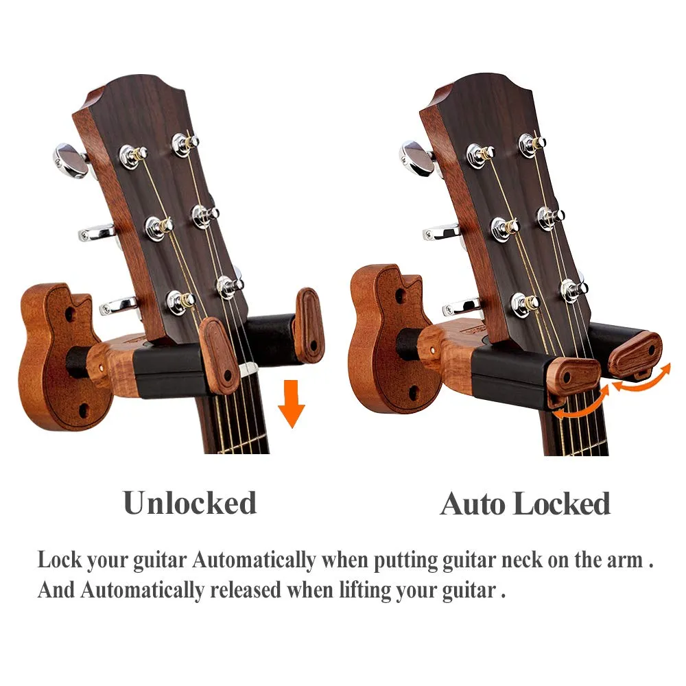 Locking guitar hanger cheap