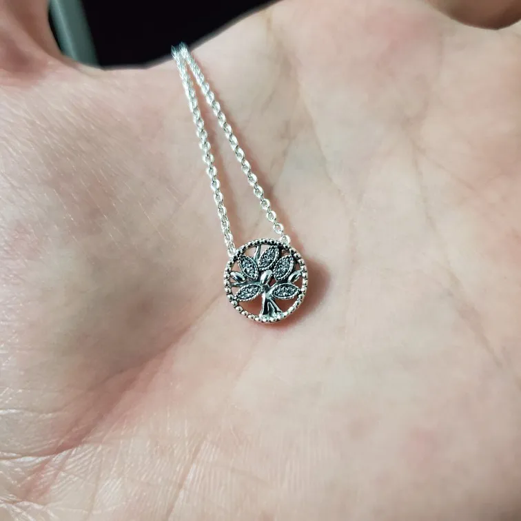 Gioielli in argento fatti a mano per donna, collana in argento 925, collana con nome Albero della vita, regalo unico in argento per donna, nascita, madre, nonna - Italia