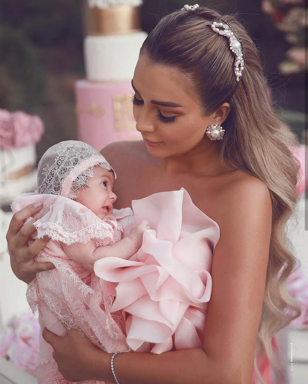 Pink dresses for christening top