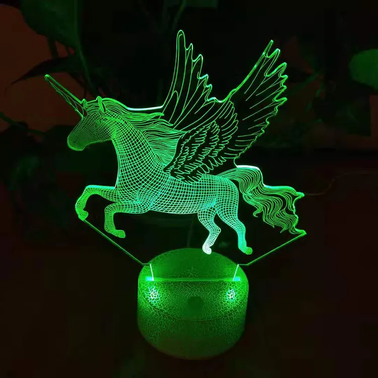 Lampa Lampa Lampa LED 3D LED LED 3D Illusion Night Light