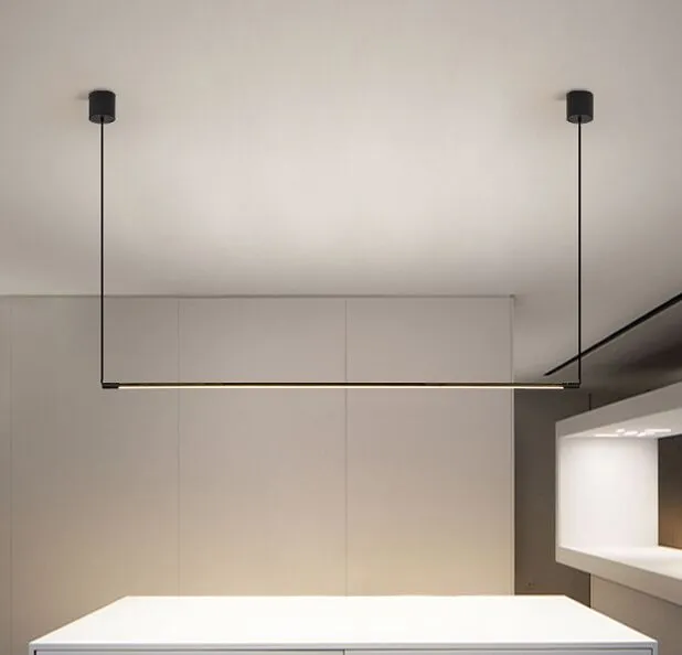 Lampada a sospensione minimalista per tavolo da pranzo Lampada a sospensione a LED Sala da pranzo Ufficio Lampade a sospensione moderne Lampade a sospensione di design Apparecchio di illuminazione MYY