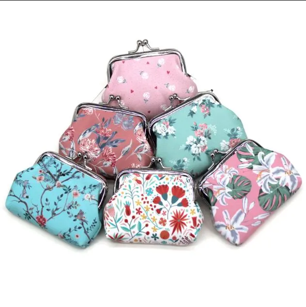 Girls coin purses women Printing mini wallets kids cute hasp money bag ladies Clutch change purse children pouch Female Carteira