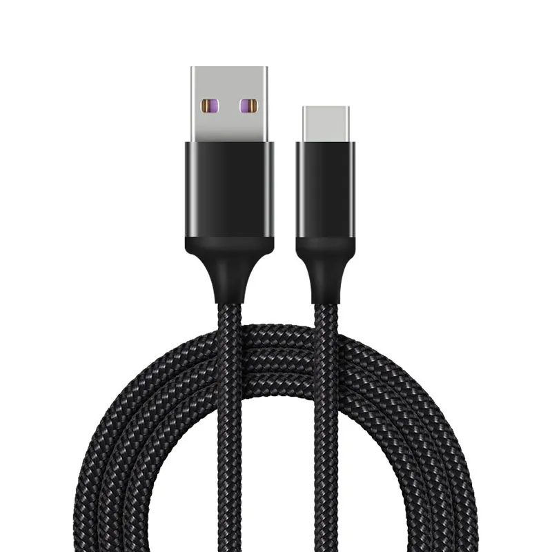 도매 USB 타입 C (USB-C) USB 케이블 높은 품질 충전기 5A 데이터 라인 슈퍼 고속 데이터 라인 안드로이드를 충전하려면