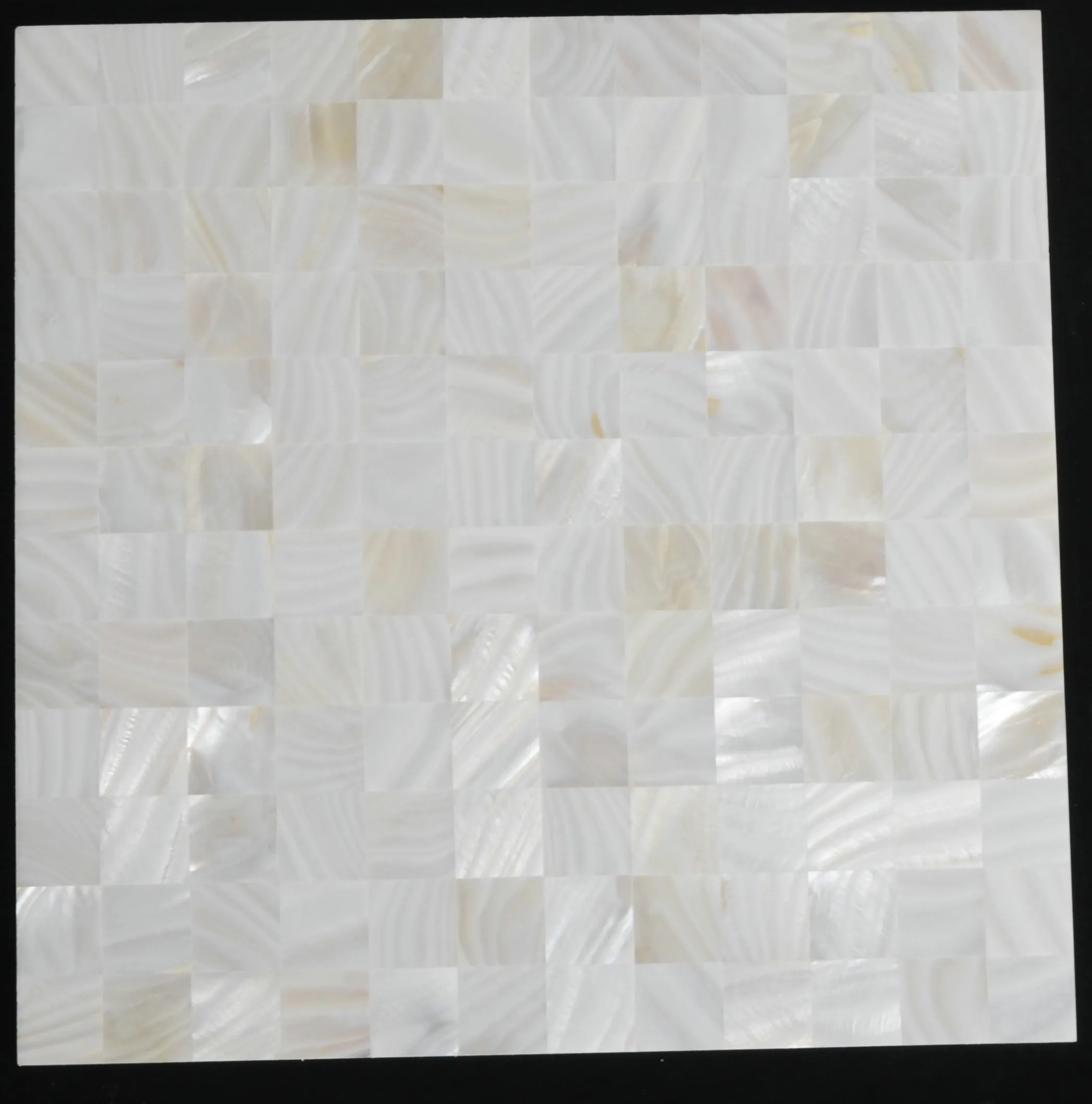 PearlWise MOP082 Groutless Mother Of Pearl Wall Tile 1x1 Inch, 8mm