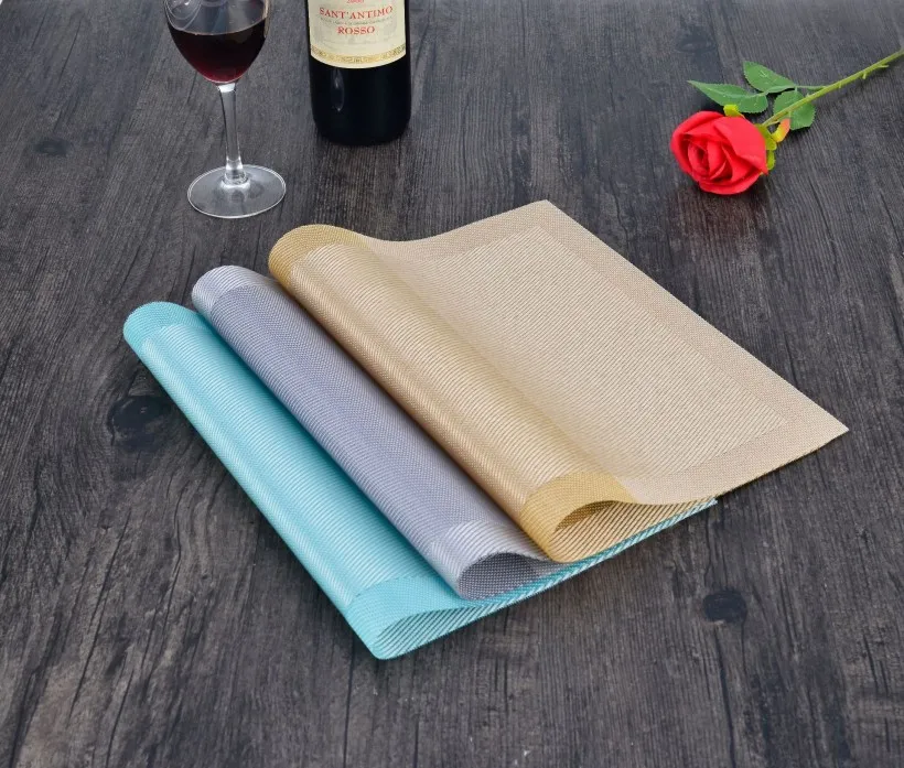 Non-Slip Placemats Portable Lightweight Morandi Food Mat Washable Leather  Dining Table Meal Mat Non-Slip Coffee Mats - AliExpress