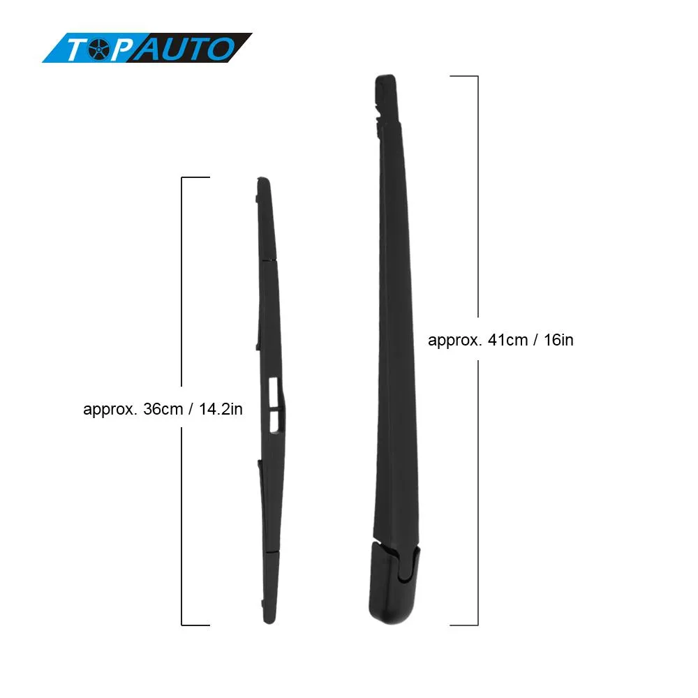 Car Rear Window Windshield Wiper Arm & Blade Complete Replacement Set for VAUXHALL OPEL ZAFIRA B MK2 MPV 2005-2011