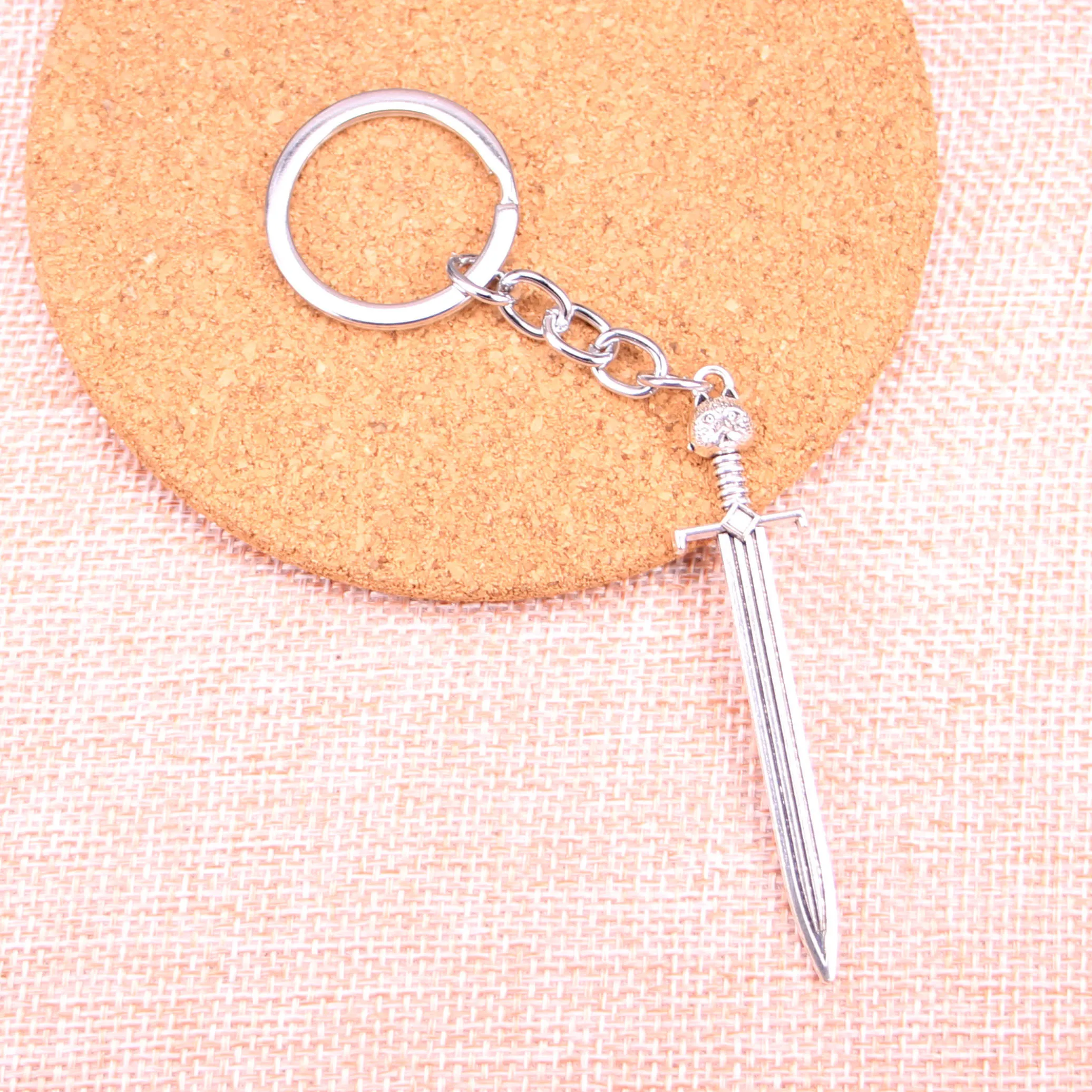 66*15mm sword cat KeyChain, New Fashion Handmade Metal Keychain Party Gift Dropship Jewellery