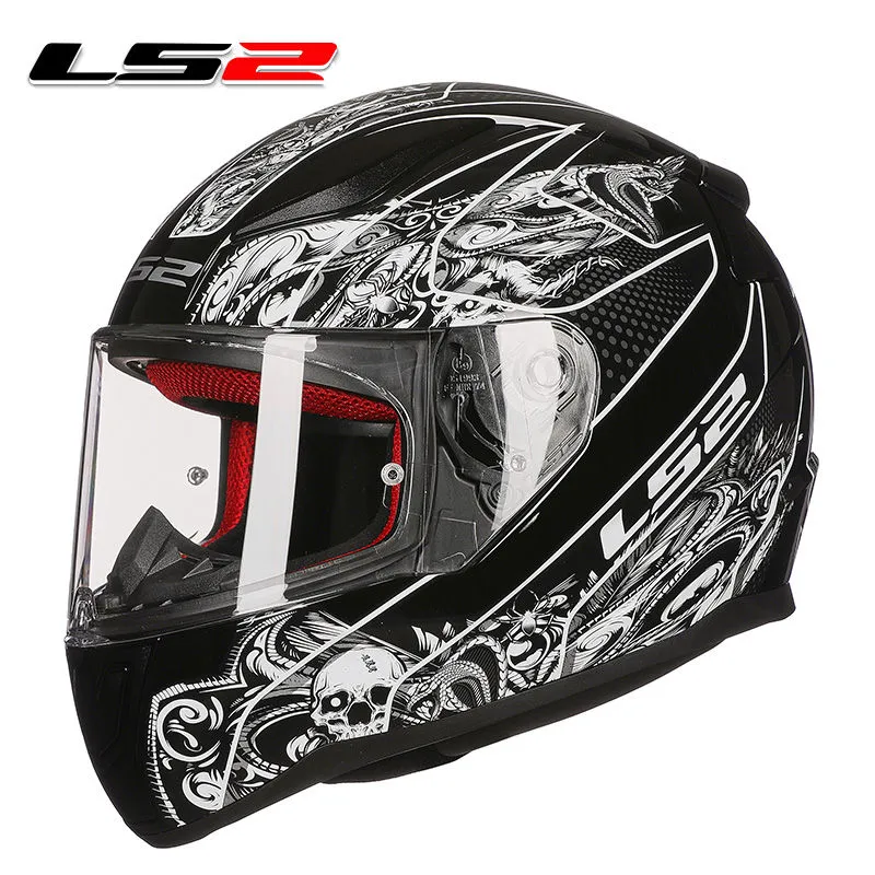 Casco Moto Abatible Ls2 Certificado Hombre Mujer Ece Color Negro