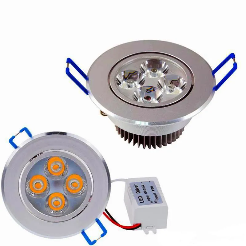 New Downlights 9W 12W AC85V-265V LED Ceiling Downlight Recessed LED Wall lamp Spot light With LED Driver For Home Lighting