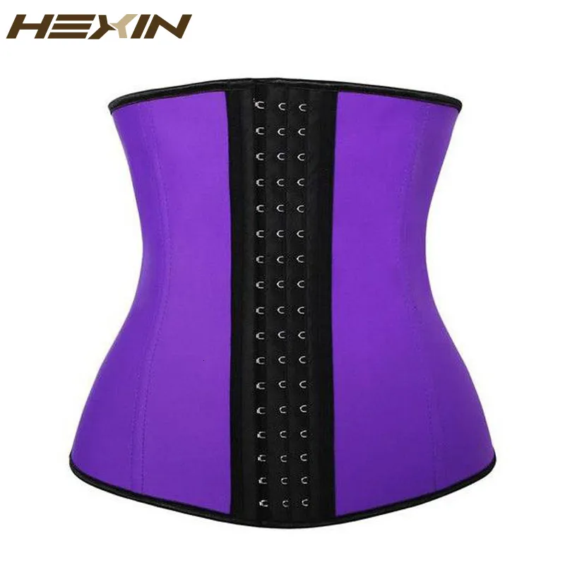 HEXIN 4 Steel Boned Latex Waist Cincher Body Shaper Slim Girdle Belt  Underbust Women Shapewear Waist Trainer CorsetT191005 From Shen8416, $15.72